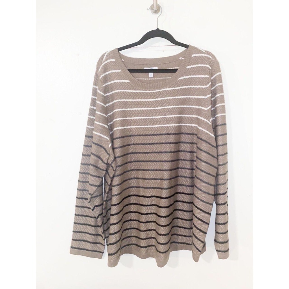Croft & Barrow Women Tan New With Tags Sweater Size 1X Fall Winter